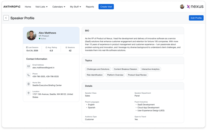 Speaker Release Note